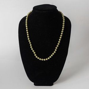 NWT Michael Orr green pearl necklace